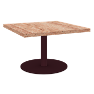 Burgundy Halo Coffee Table
